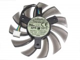 EVERFLOW 8010 T128010SU 12V 0.35A 4 wires 4 pins brown & transparent frameless vga fan graphics card cooler
