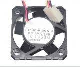 Micronel 40*10mm 4CM F40HQ-012GK-D 12V 0.1A 3 wires 3 pins Case Fan switch / inverter cooler