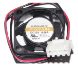 Y.S TECH 25MM 2510 FD122510LB-N 12VDC 0.06A 2 Wires Cooler Fan
