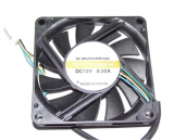 Y.S.TECH 7CM 7010 FD127010HB-H 12V 0.30A PWM 4 Wires 4 Pins case Fan