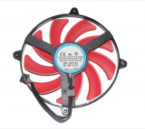 NTK FD7010H12S 12V 0.35A 4 wires 4 pins red circular vga fan graphics card cooler