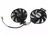 Dual Graphics Card Fans FDC10H12S9-C 12V 6 Pins for  RTX2060 2070 GTX1660S 1660ti
