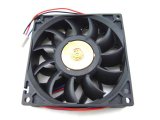 Original Delta 92x25mm FFB0912VH DC12V 0.90A 3 Wires 3 Pins Axial fan for inverter