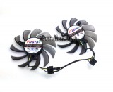 FirstD FD7010H12S 12V 0.35A 2pcs/group 4 wires 4 pins frameless vga fan XFX 8010 graphics card cooler