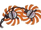 FirstD FD7010H12S 12V 0.35A 2pcs/group 4 wires 4 pins frameless vga fan XFX 8010 graphics card cooler