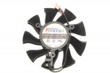 FirstD FD8015H12S 12V 0.32A 2 wires 2 pins Sapphire XFX HD6850 HD4860 VGA fan graphics card cooler