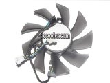 VGA Cooling 8CM FirstD FD8015H12S DC12V 0.32A 4 Wires 4 Pins for Radeon VII
