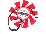 FirstD FD8015U12S 12V 0.5A 2 wires 2 pins red vga fan graphics card cooler