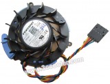 Foxconn 6CM PVB060E12M 12V 0.23A 4 Wires Circular Cooler Fan with blue bracket