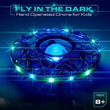 Hand Operated Drone for Kids or Adults - Induction Hands Free Motion Sensors Mini Drone with Bright LED Projection, 360 Flips, Easy Indoor Small UFO Flying Orb Ball Toy for Boys Girls
