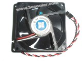 JMC 8025 0825-12HBTA 12V 0.5A 3 Wires PWM Cooler fan