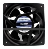 Kaku 180mm KA1806HA2 230Vac 55/56W 2 Pins IP55 Cabinet Cooling Fan 180x65mm