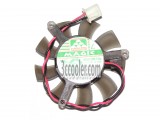 MAGIC MGA5012MR-O10 12V 0.1A 2 Wires 2 Pins VGA Fan Cooling Fan