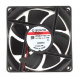 Zyvpee 80mm MF80251V1-1000C-A99 12V 1.44W 2 Wires Cooling Fan 80x80x25mm