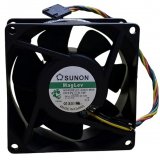 SUNON 80x38mm MF80381V1-D000-M99 12V 6.1W 4 Wires PWM Axial DC Fan For Server