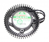 MAGIC MGT6012YR-W38 12V 1.2A 4 Wires 4 Pins circular vga fan graphics card cooler