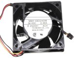 Melco 6CM MMF-06D24DM AC4 24V 0.06A 3 Wires Cooler Fan