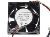 Melco 6CM MMF-06D24DM RC4 24V 0.05A 3 Wires Cooler Fan