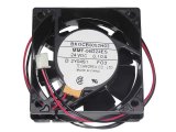 Melco 6CM BKOCB0052H03 MMF-06D24ES FO3 24V 0.1A 2 Wires Cooler Fan