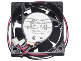 Melco 6CM CB00524H04 MMF-06D24ES FO4 24V 0.1A 2 Wires Cooler Fan
