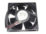 Melco 9CM 90*25mm MMF-09D24TS RN9 24V 0.19A NC5332H34 2 Wires 2 Pins inverter Fan for PLC ABB Yaskawa device