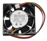 Melco 6025 MMF-06D24DS FC1 BKO-C2461H04 24V 0.09A 3 wires 3 pins 6cm case inverter fan for abb fanuc devices