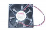 Zyvpee MA8025E12D FSR 80*25mm DC12V 0.30A 2 wires sleeve bearing 8CM case fan