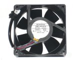 Melco 9CM MMF-09C24TS RN9 24V 0.2A 2 Wires 2 Pins inverter Fan for PLC ABB Yaskawa device