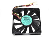 NIDEC 8015 D08R-12TS1 03B 12V 0.09A 3 Wires 3 Pins Case Fan