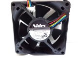 80MM NIDEC 8025 D08A-12TS12 05AH1 12V 0.7A PN32030106-002 HM1880049972 4 Wires Cooling Fan