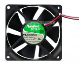 NIDEC 8CM 8025 TA300DC M35254-16 12V 0.19A 2 Wires Case Cooler fan