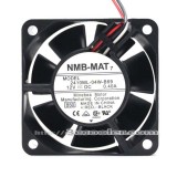 NMB 6025 6CM 2410ML-04W-B69 B50 12V 0.40A 3 Wires 3 Pins case Fan