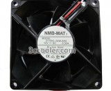 NMB 8025 8CM 3110KL-04W-B50 POO 12V 0.3A 2 Wires case Fan