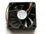 NONO 6015 6CM G6015S12B2 BA 12V 0.07A 3 Wires 3 Pins Projector Fan