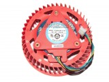 NTK D7525B12HP-0-C01 12V 0.94A Fan For HD5970 HD4870 HD5850 HD5870 HD4890 4Wire Graphic card