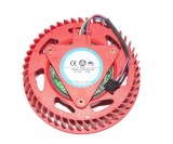 NTK FD9238H12S 12V 0.8A 4 wires 4 pins RED circular ATI HD4870 HD5850 HD5870 HD5970 Fan