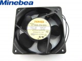 Original 120x38mm NMB 4715MS-23W-B50 230V 1 Phase 2 Wires Metal Frame Axial AC Fan For Cabinet