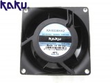 Original KAKU 80x38mm KA8038HA2 AC230V 0.08A~0.07A 2 Pins Ball Bearing AC Axial Fan