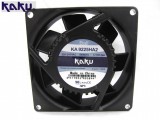 Original KAKU 92x25mm KA9225HA2 AC230V 0.10/0.09A 2 Pins Ball Bearing AC Axial Fan