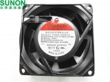 SUNON 80x38mm SF23080A 2083HBL.GN AC230V 2 Wires Metal Frame Axial Fan