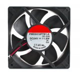 SUNON 120x25mm PMD2412PTB1-A(2).GN 24V 11.8W 2 Wires Axial Fan For Inverter