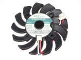 PSC P1127010LB2F 12V 0.3A 3.6W 3 Wires 3 pins 4 mounting-holes 12 blades frameless vga fan graphics card cooler
