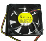 Servo 8025 8CM PUDC12D3RS-065 12V 0.05A 0.6W 3 Wires 3 Pins Case fan