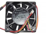 Panaflo 6015 60*15mm FBA06T12L 4J15AW-ST 12V 0.13A 3 Wires 3 Pins Case fan 6CM Server cooler