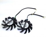 Power Logic PLA07010S12HH 12V 0.5A 4 Wire 4 pins vga fan MSI R5770 6770 N450GTS HAWK graphics card cooler