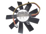 Power Logic PLA09215S12H 12V 0.55A 3 Wires 3 Pins VGA Cooling VIdeo Card FAN
