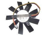 Power Logic PLA09215S12H 12V 0.55A 3 Wires 3 Pins VGA Cooling VIdeo Card FAN
