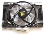 Power Logic PLA09215S12M 12V 0.35A 4 Wires transparent Cooler Fan with black bracket