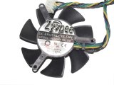 Power Logic PLD05010S12M 12V 0.15A 4 Wire 4 pins vga fan video fan,graphics card cooler