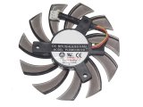 Power Logic PLD08010S12H 12V 0.25A 3 wires 3 pins vga fan graphics card cooler